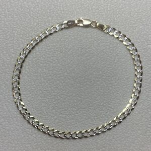 Curb link bracelet 14k solid gold perfect